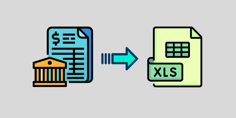 converting bank statements to excel