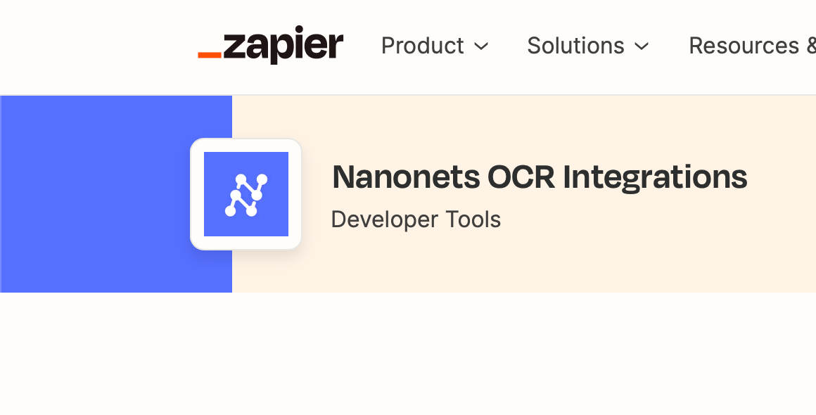 How to add document data extraction and OCR to Zapier