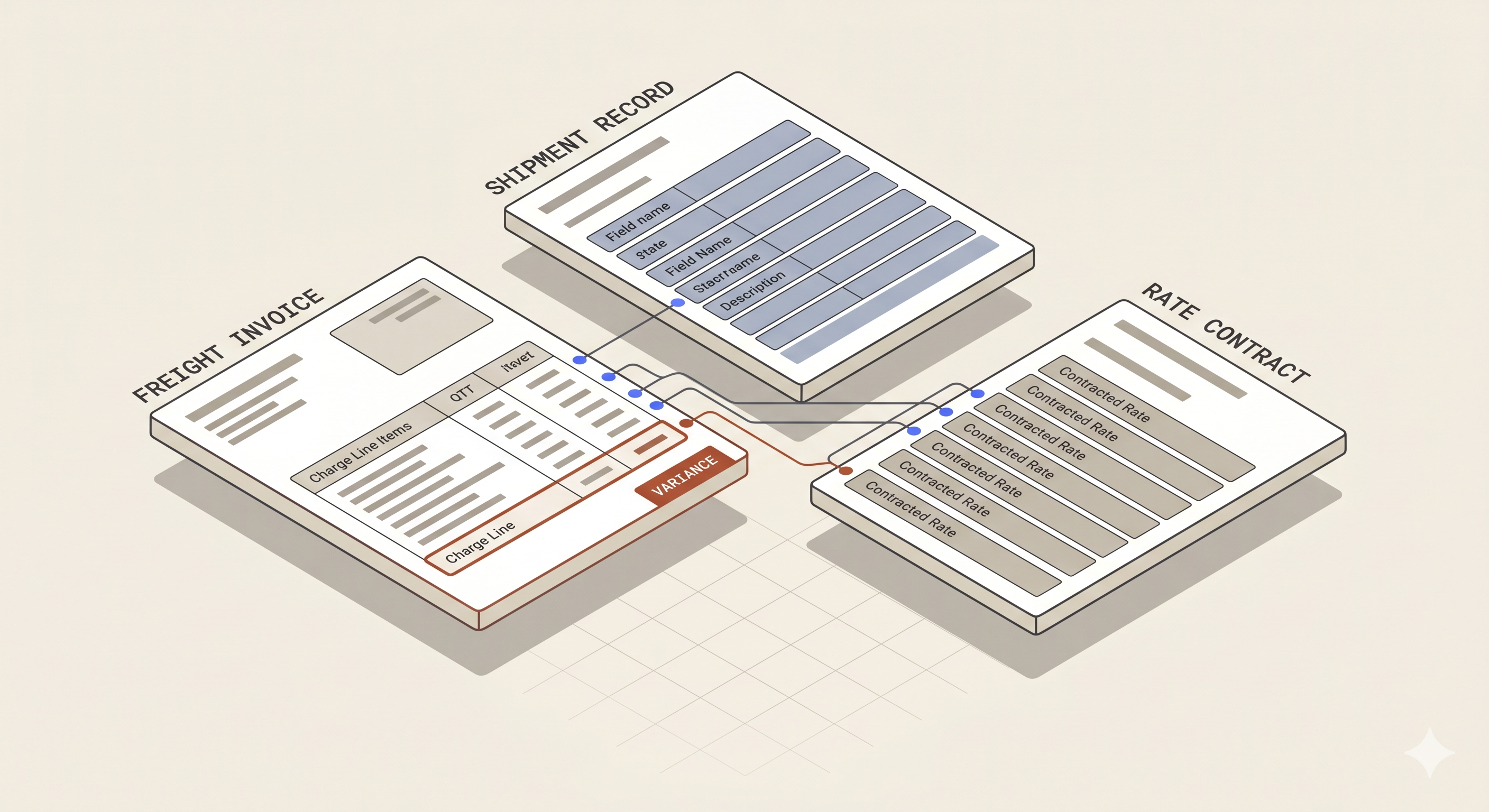 Freight invoice matching
